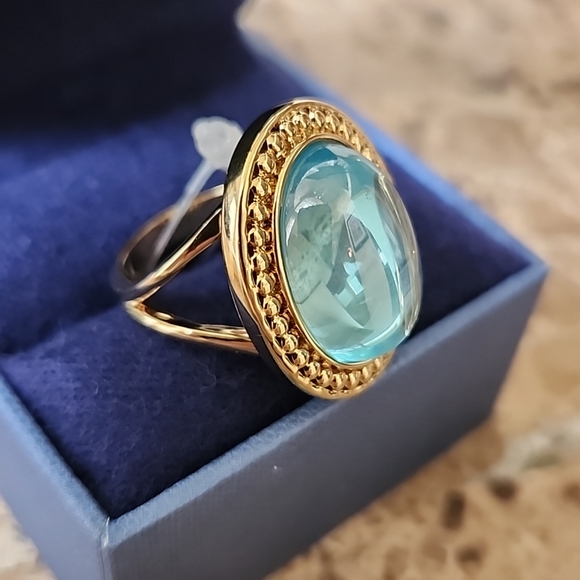 NEW 14k gold plated Temple St. Clair for Target Ring Limited Edition size 7 - Picture 5 of 9